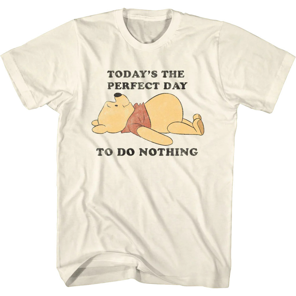 Todays The Perfect Day To Do Nothing Winnie The Pooh Tshirt